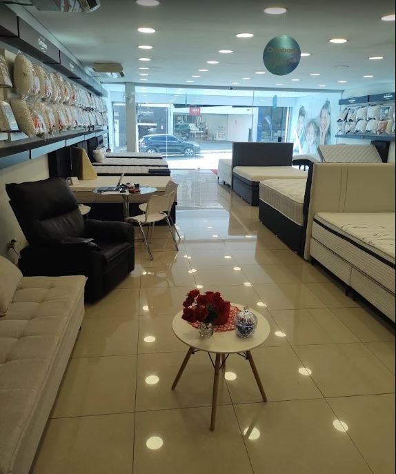 Interior da loja Ortobom Emília Marengo